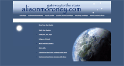 Desktop Screenshot of alisonmoroney.com