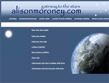 Tablet Screenshot of alisonmoroney.com